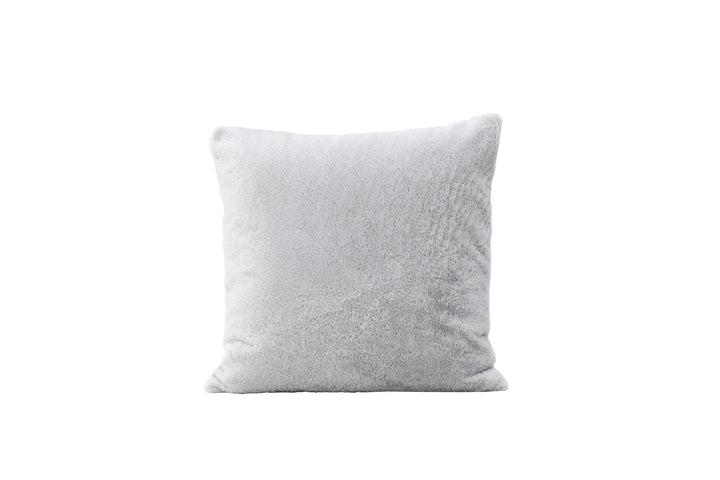 Venture Home Thea Cushion Cover Rabbit fur/Poly Velvet - Grey 50x50