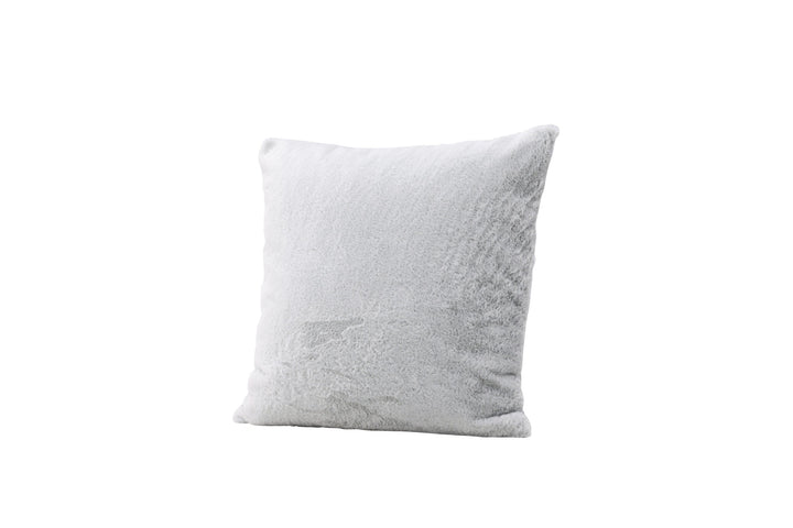 Venture Home Thea Cushion Cover Rabbit fur/Poly Velvet - Grey 50x50