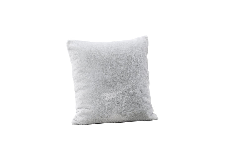 Venture Home Thea Cushion Cover Rabbit fur/Poly Velvet - Grey 50x50