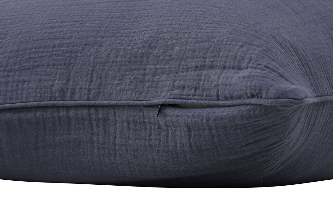 Venture Home Tyra Cushion Cover Cotton Gauze - Blue 60x60