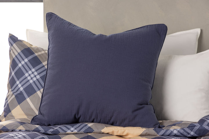 Venture Home Tyra Cushion Cover Cotton Gauze - Blue 60x60