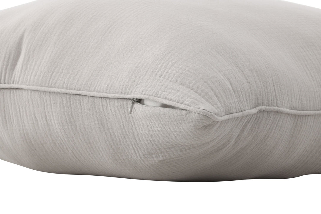 Venture Home Tyra Cushion Cover Cotton Gauze - Grey 60x60