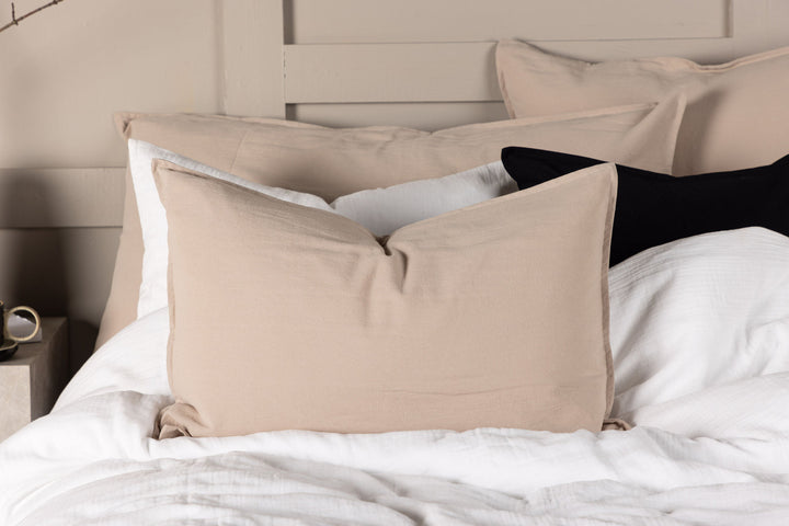 Venture Home Ronja Cushion Cover Washed Cotton - Beige / 40x60