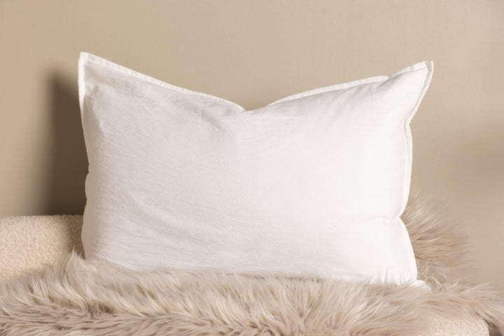 Venture Home Ronja Cushion Cover Washed Cotton - White / 40x60