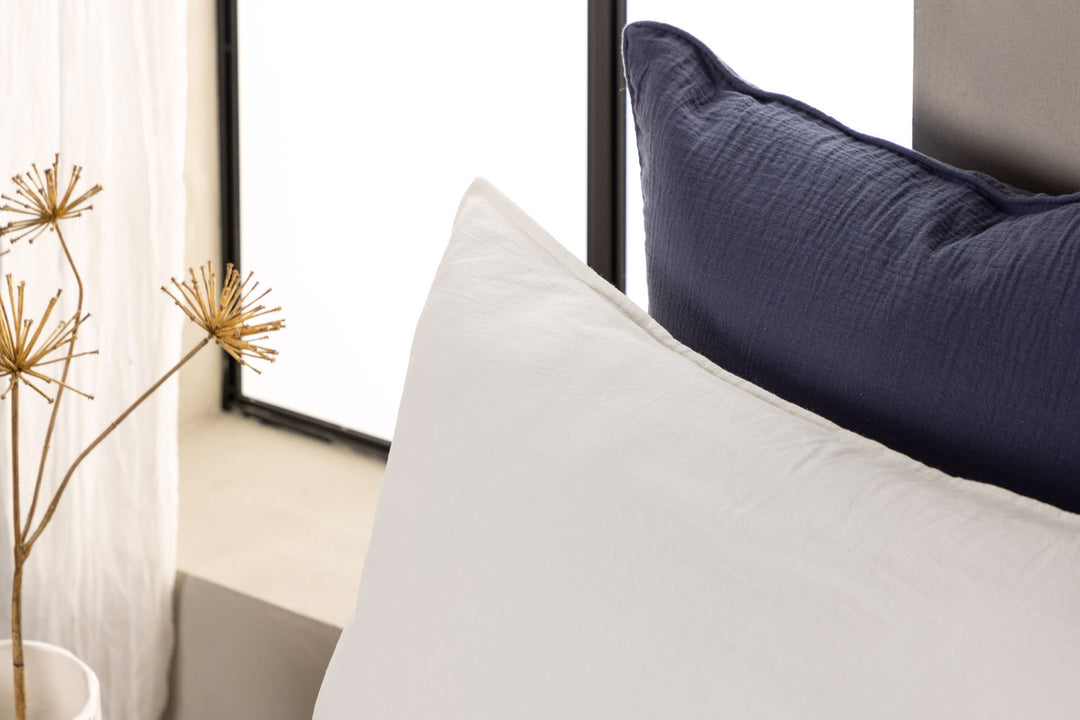 Venture Home Ronja Cushion Cover Washed Cotton - White / 50x90