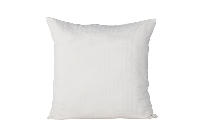 Venture Home Celine Cushion Cover Poly Waffle - White 50x50