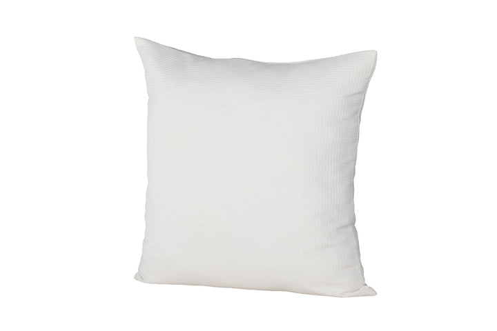 Venture Home Celine Cushion Cover Poly Waffle - White 50x50