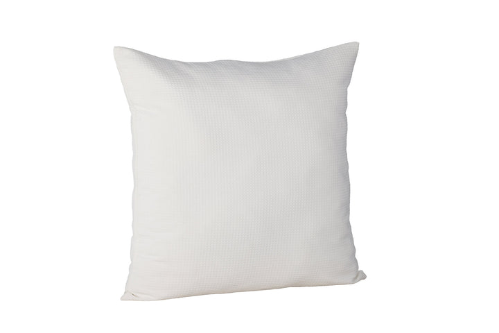 Venture Home Celine Cushion Cover Poly Waffle - White 50x50