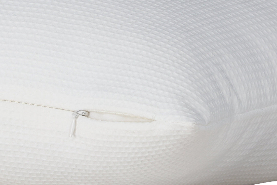 Venture Home Celine Cushion Cover Poly Waffle - White 50x50