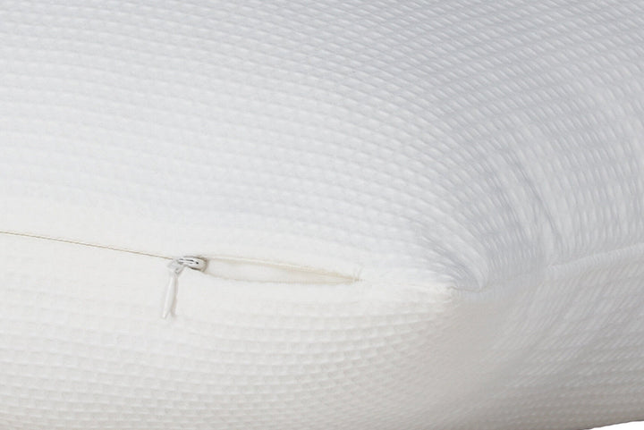 Venture Home Celine Cushion Cover Poly Waffle - White 50x50