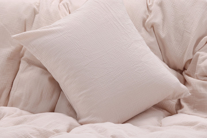 Venture Home Mila Bedset Cottongauze - Light pink / 200x150+50x60cm