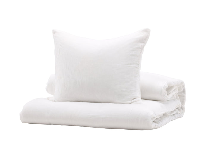 Venture Home Mila Bedset Cottongauze - White / 200x150+50x60cm