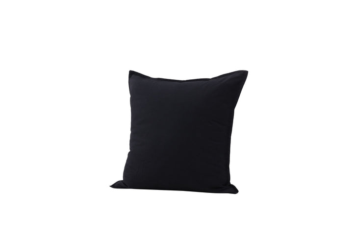 Venture Home Ronja Cushion Cover Washed Cotton - Black 45x45