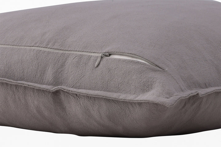 Venture Home Ronja Cushion Cover Washed Cotton - Grey 45x45