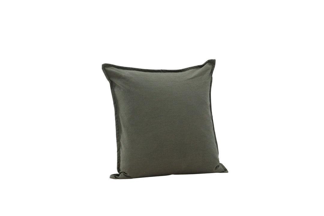 Venture Home Ronja Cushion Cover Washed Cotton - Green 45x45