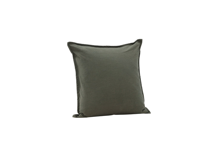 Venture Home Ronja Cushion Cover Washed Cotton - Green 45x45