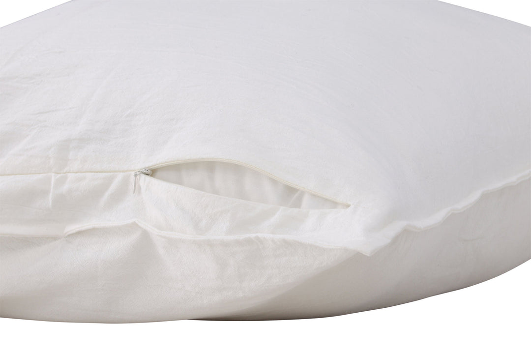 Venture Home Ronja Cushion Cover Washed Cotton - White 45x45