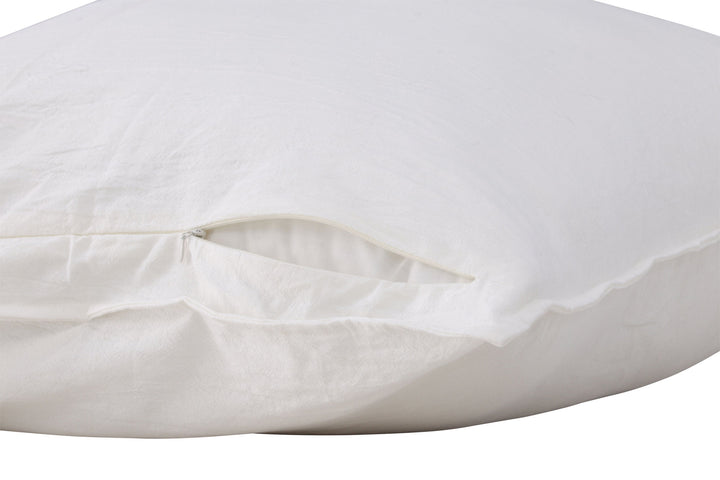 Venture Home Ronja Cushion Cover Washed Cotton - White 45x45