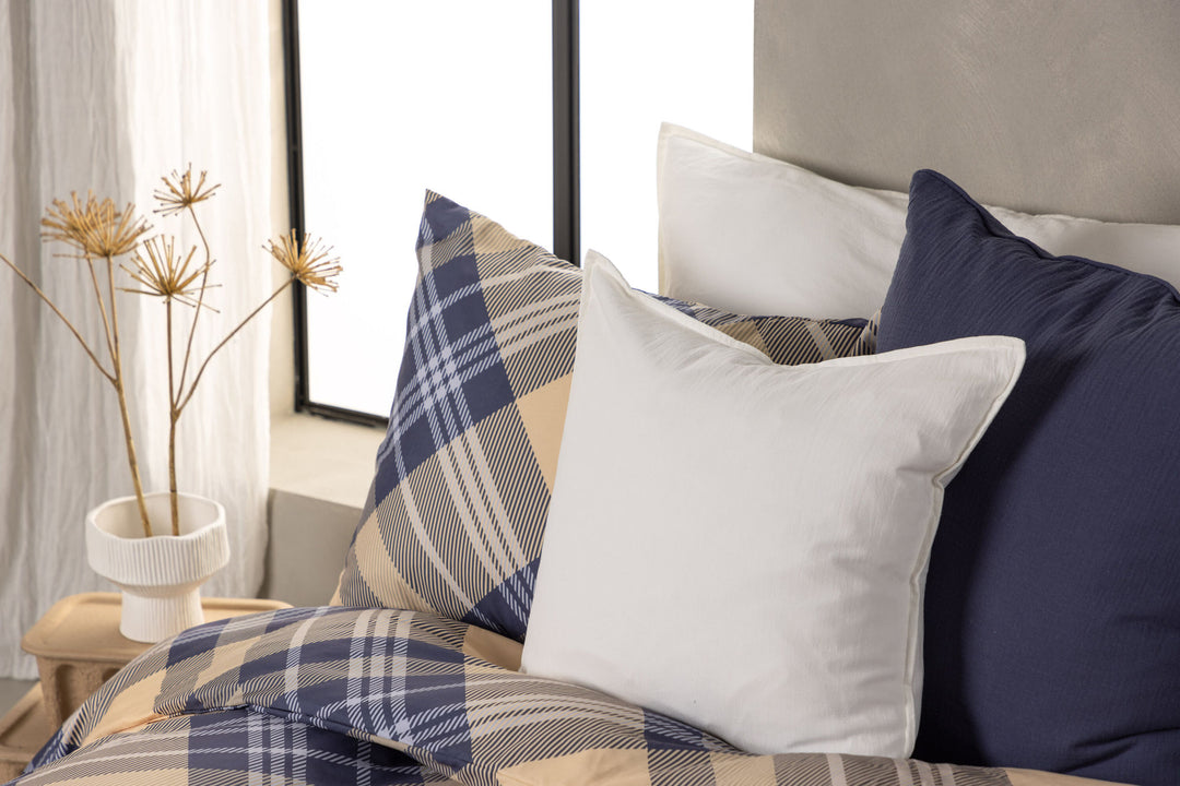 Venture Home Ronja Cushion Cover Washed Cotton - White 45x45