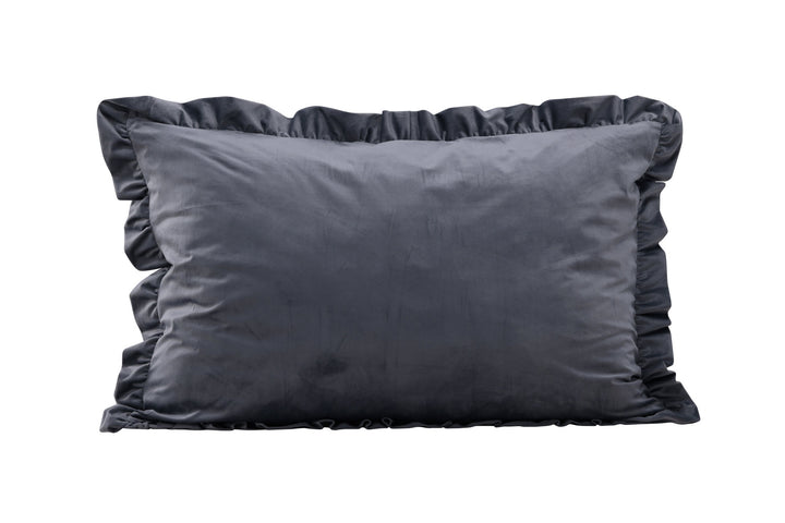 Venture Home Hailey Cushion Cover Poly Velvet - Grey 70x100
