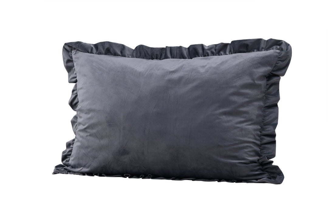 Venture Home Hailey Cushion Cover Poly Velvet - Grey 70x100