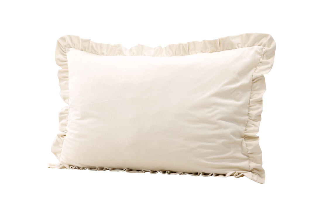 Venture Home Hailey Cushion Cover Poly Velvet - White 70x100