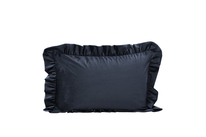 Venture Home Hailey Cushion Cover Poly Velvet - Dark Blue 40x60