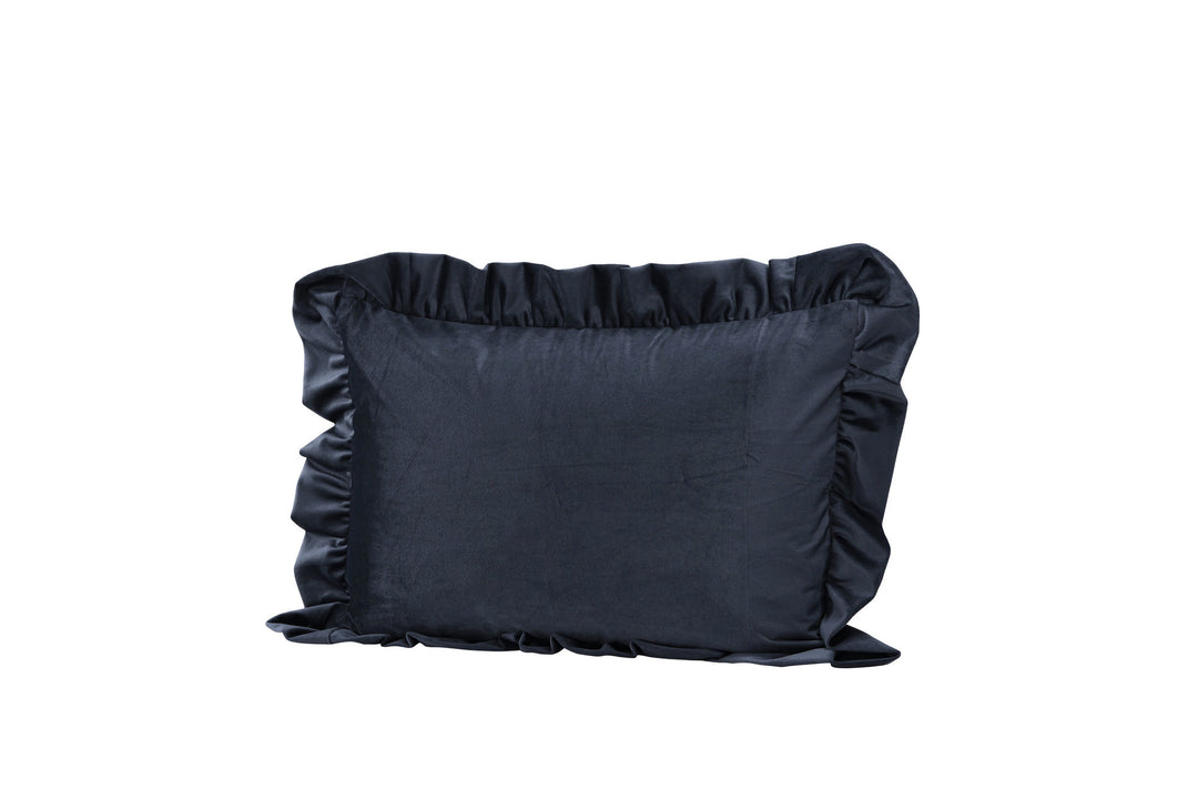 Venture Home Hailey Cushion Cover Poly Velvet - Dark Blue 40x60