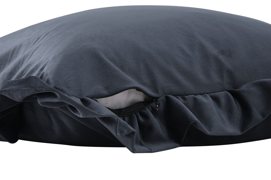 Venture Home Hailey Cushion Cover Poly Velvet - Dark Blue 40x60