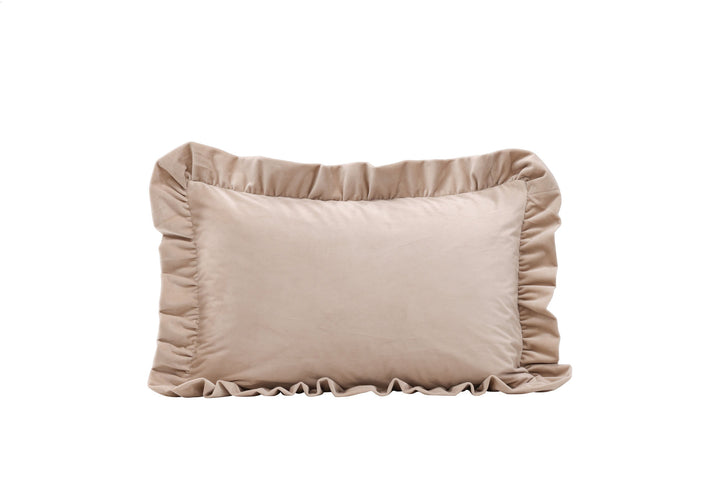 Venture Home Hailey Cushion Cover Poly Velvet - Beige 40x60