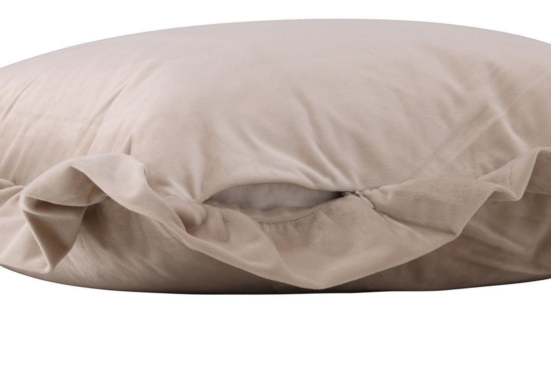 Venture Home Hailey Cushion Cover Poly Velvet - Beige 40x60