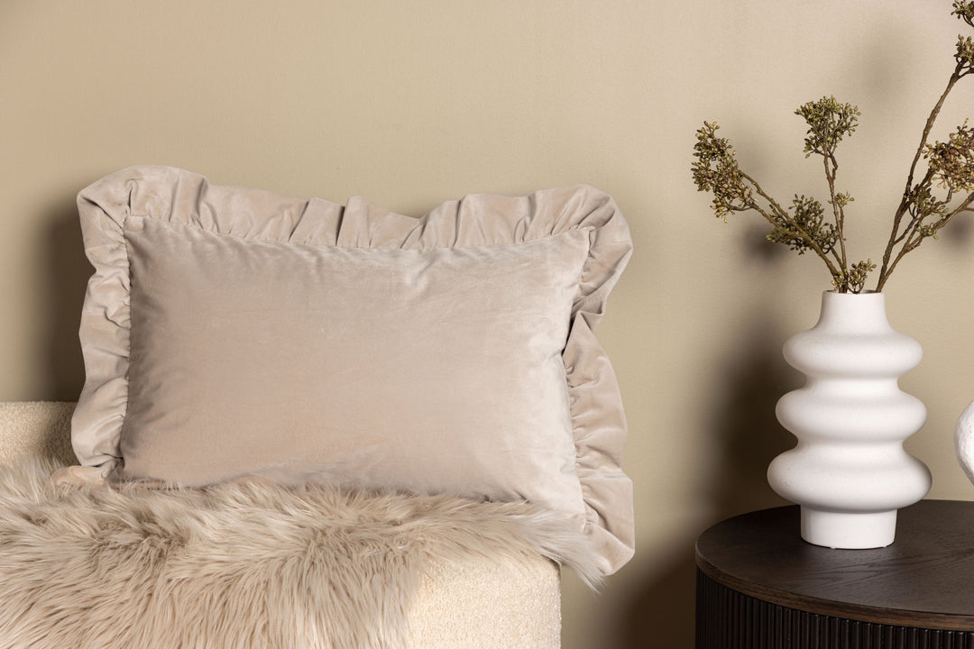 Venture Home Hailey Cushion Cover Poly Velvet - Beige 40x60