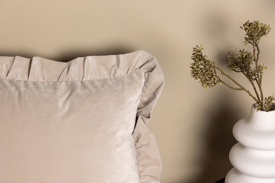 Venture Home Hailey Cushion Cover Poly Velvet - Beige 40x60