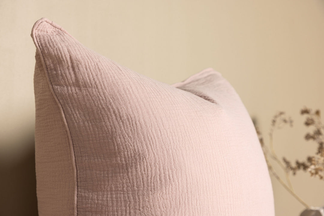 Venture Home Tyra Cushion Cover Cotton Gauze - Light pink 60x60