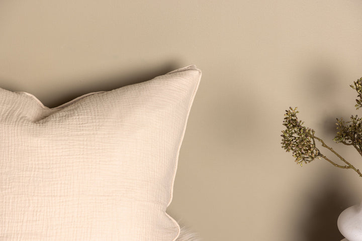 Venture Home Tyra Cushion Cover Cotton Gauze - Beige 60x60