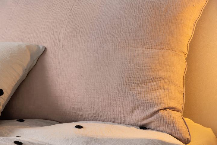 Venture Home Tyra Cushion Cover Cotton Gauze - Light pink 70x100