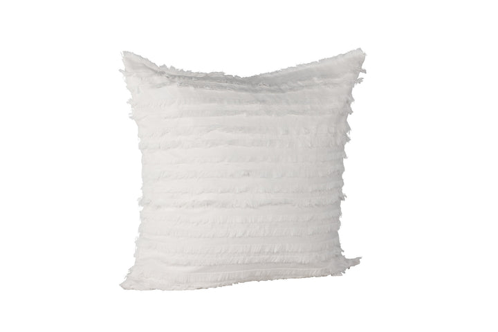 Venture Home Edith Cushion Cover Cotton - White 60x60