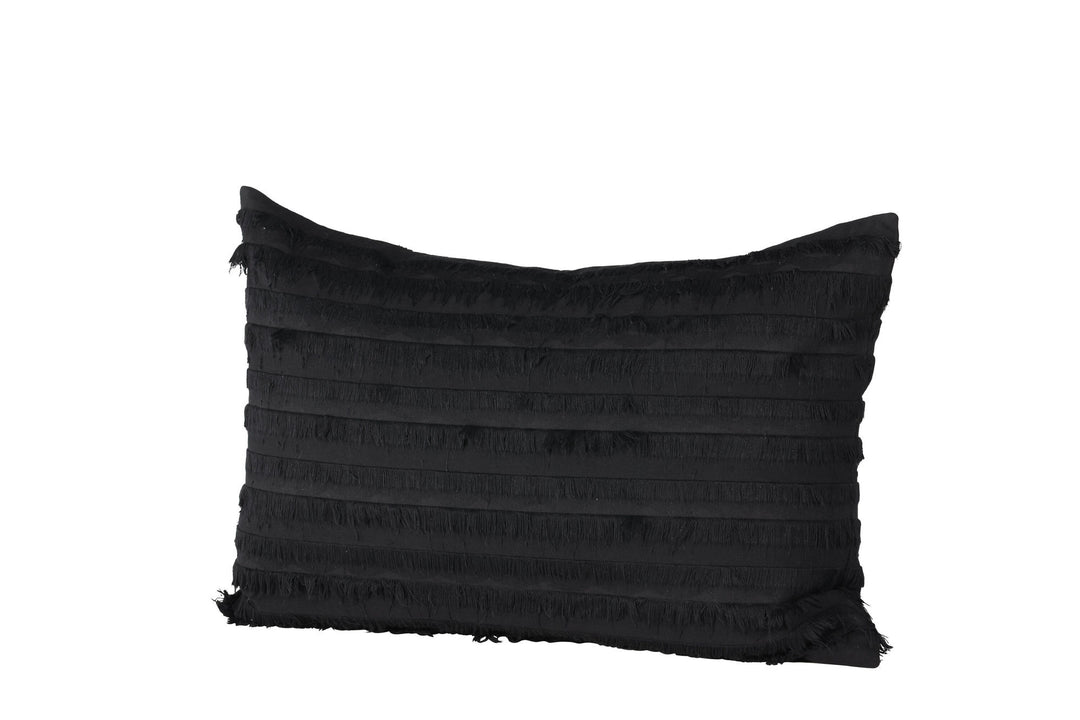 Venture Home Edith Cushion Cover Cotton - Black 40x60
