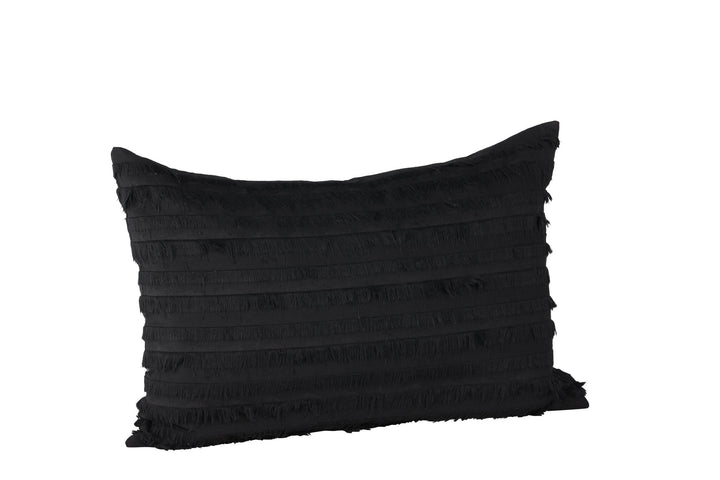 Venture Home Edith Cushion Cover Cotton - Black 40x60