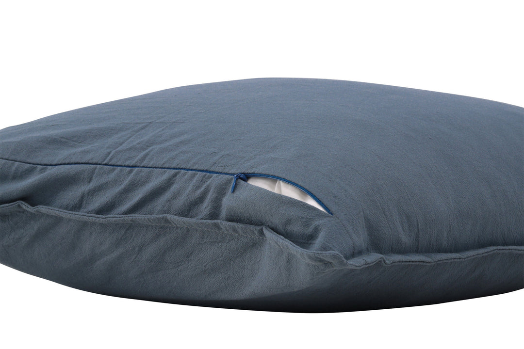 Venture Home Ronja Cushion Cover Washed Cotton - Dusty Blue 60x60