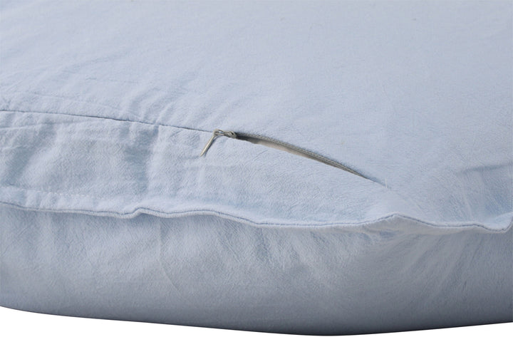 Venture Home Ronja Cushion Cover Washed Cotton - Light Blue / 60x60