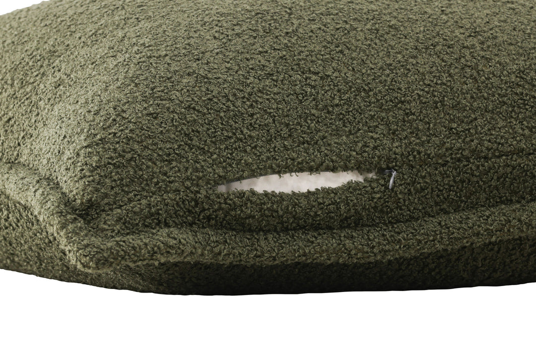 Venture Home Tuva Cushion Cover Teddy fur - Dark Green 60x60