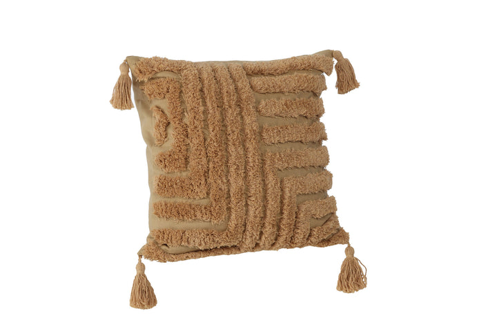 Venture Home Idun Cushion Cover Polycotton - Brown / 45x45