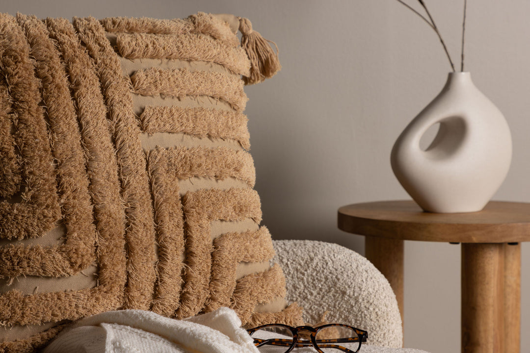 Venture Home Idun Cushion Cover Polycotton - Brown / 45x45