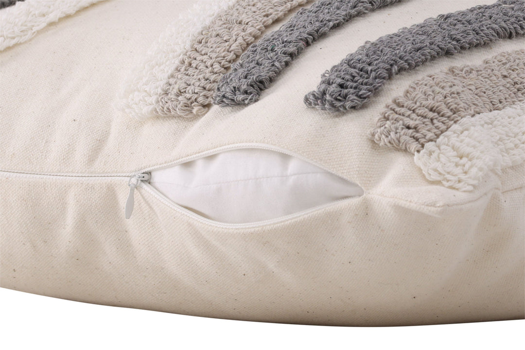 Venture Home Cornelia Cushion Cover Polycotton - White / 30x50