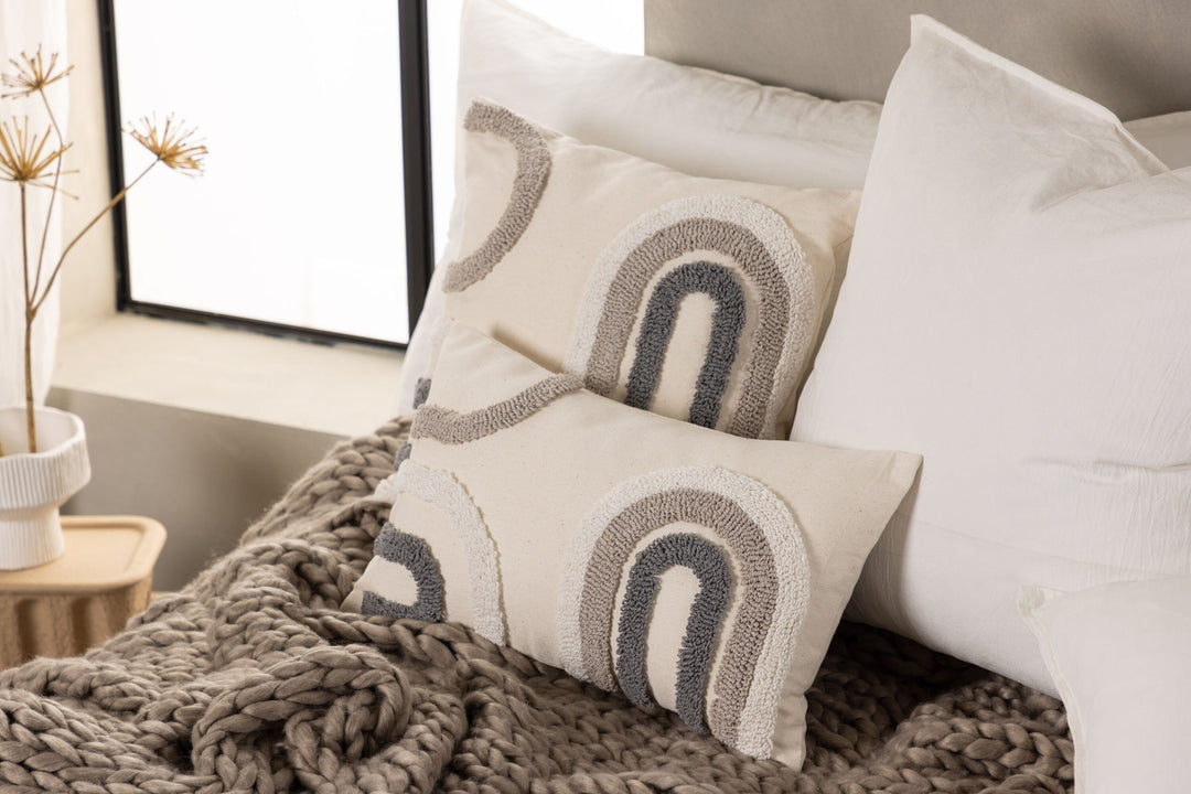 Venture Home Cornelia Cushion Cover Polycotton - White / 30x50