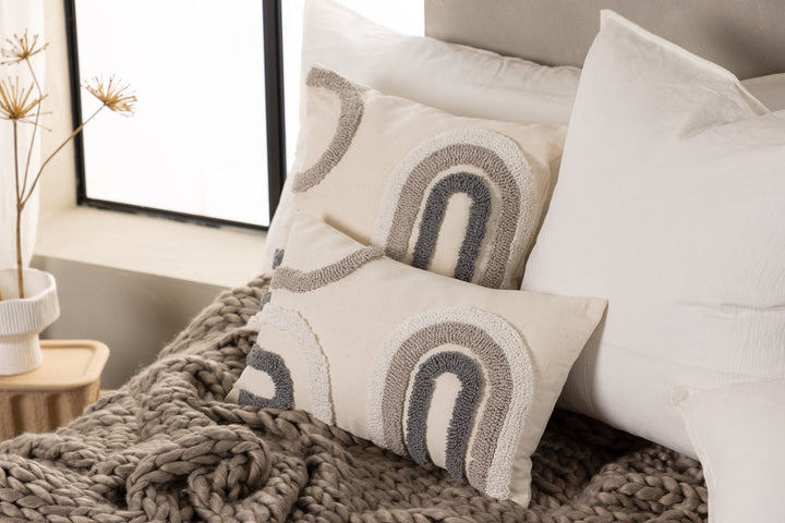 Venture Home Cornelia Cushion Cover Polycotton - White / 30x50