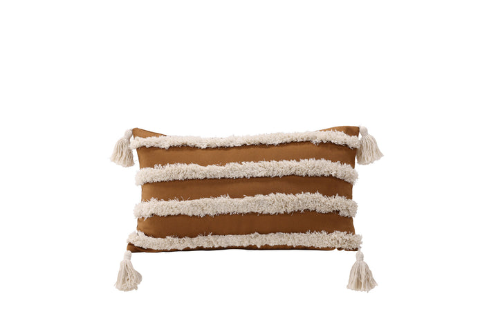 Venture Home Elina Cushion Cover Polycotton - Brown / 30x50