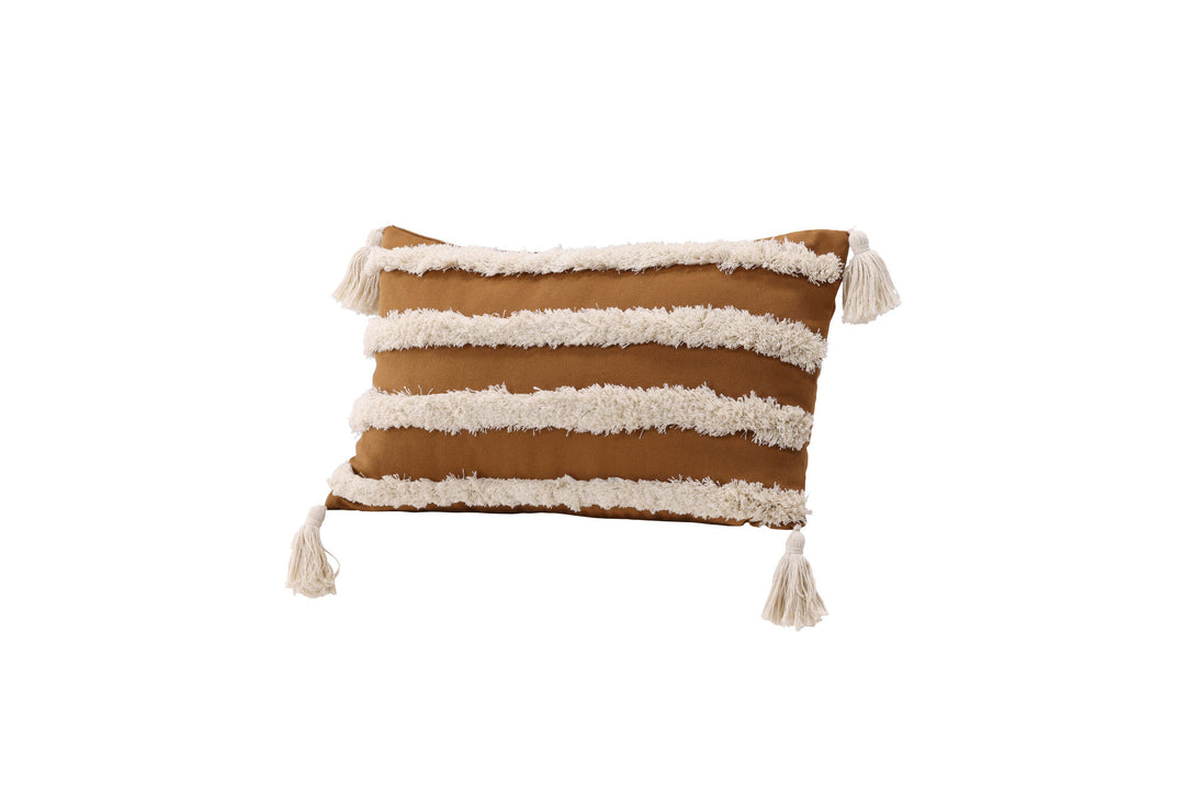 Venture Home Elina Cushion Cover Polycotton - Brown / 30x50