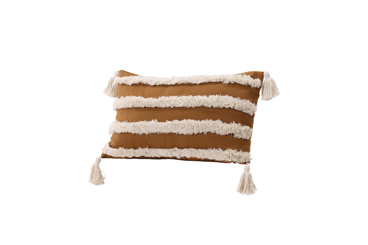 Venture Home Elina Cushion Cover Polycotton - Brown / 30x50